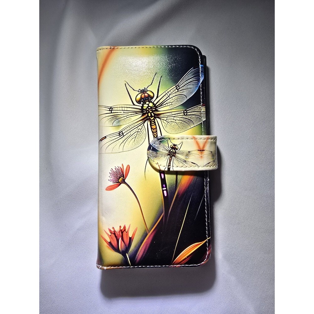 BCOV Phone Wallet Case With Dragonfly For Galaxy S24 Ultra